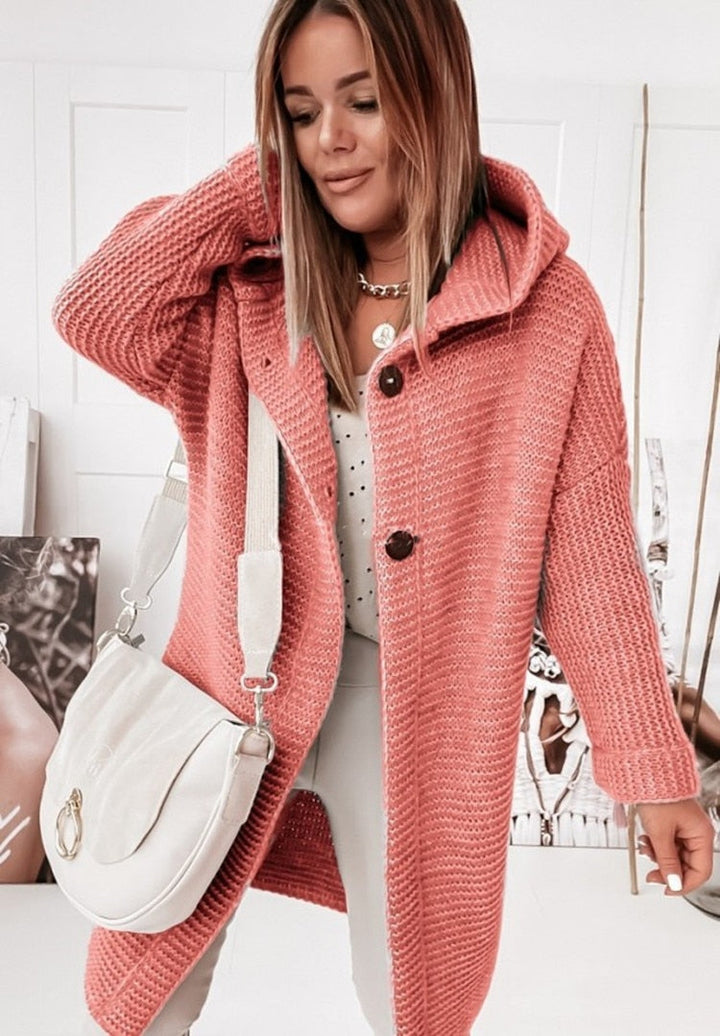 Diane | Hooded Longline Cardigan