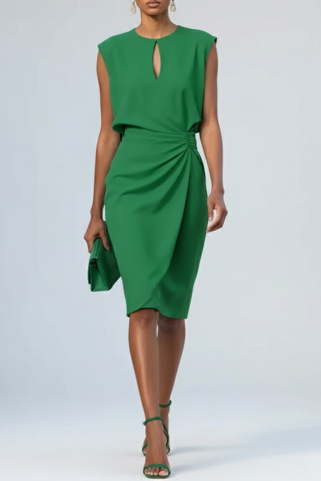 Cordula | Draped Midi Dress