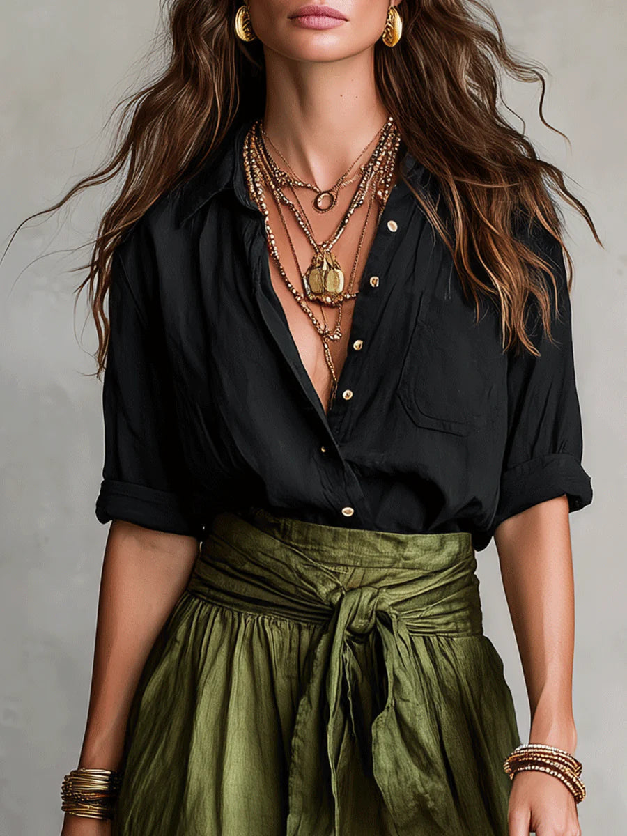 Hadley | Tie-Waist Midi Two-Piece Set