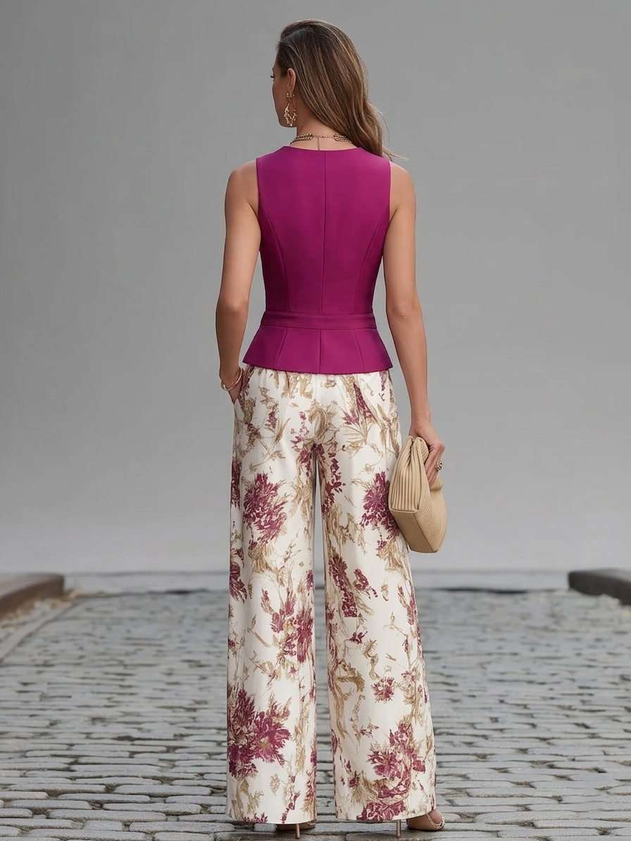 Katarina | Tailored Sleeveless Two-Piece Set