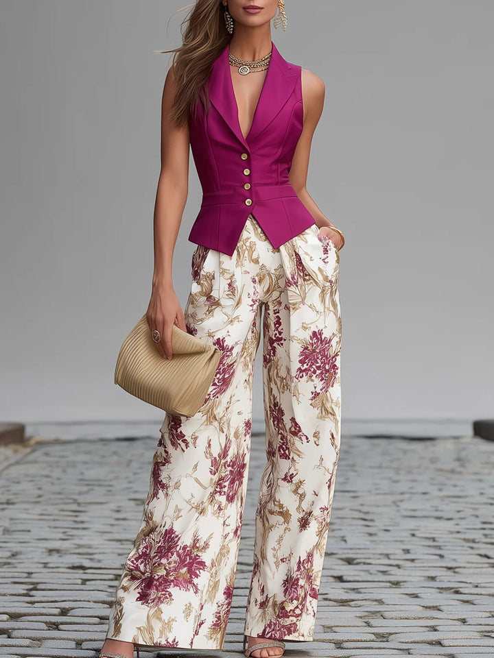 Katarina | Tailored Sleeveless Two-Piece Set