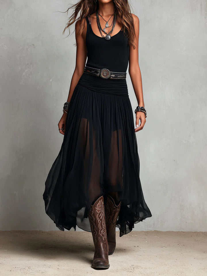 Esme | Flowing Sleeveless Maxi Dress