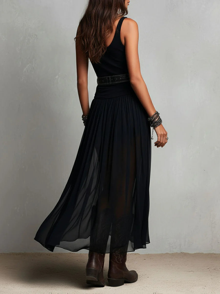 Esme | Flowing Sleeveless Maxi Dress