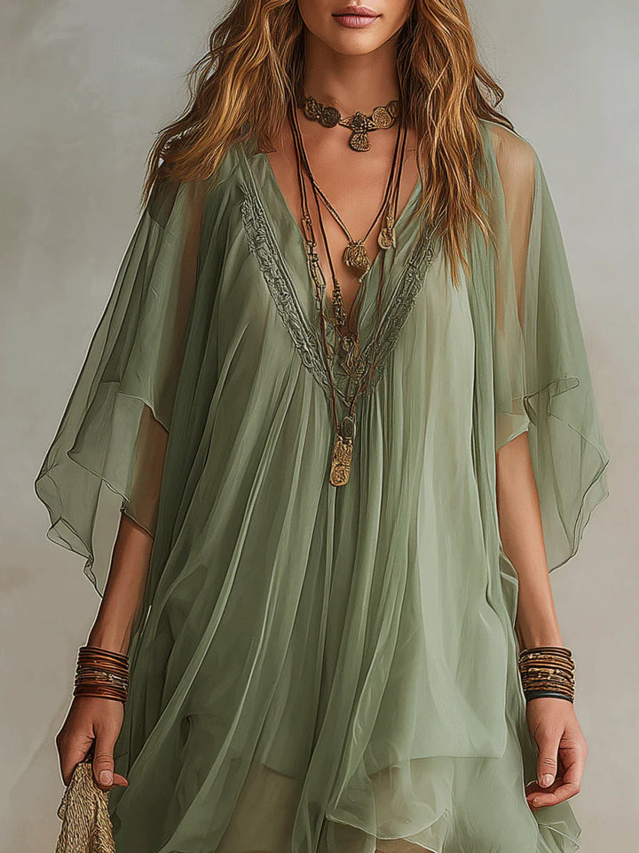 Maelys | Layered Flowing Mini Dress