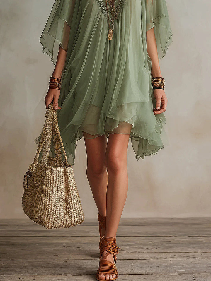 Maelys | Layered Flowing Mini Dress