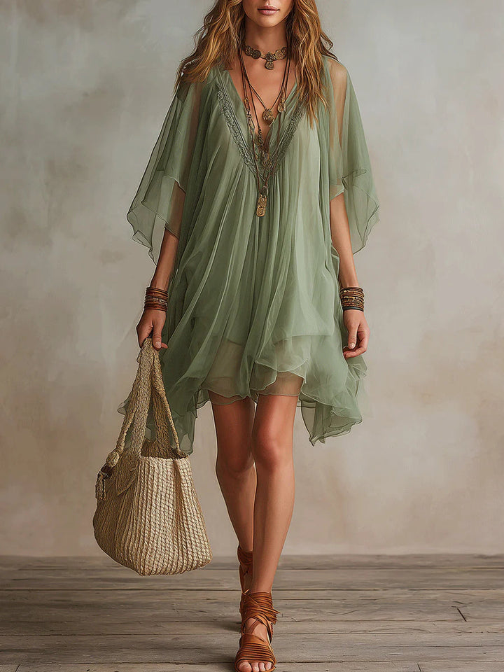Rowan | Airy Layered Mini Dress