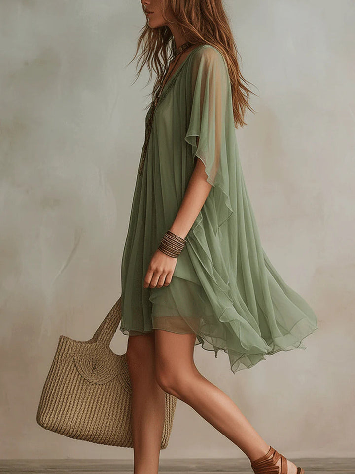 Rowan | Airy Layered Mini Dress