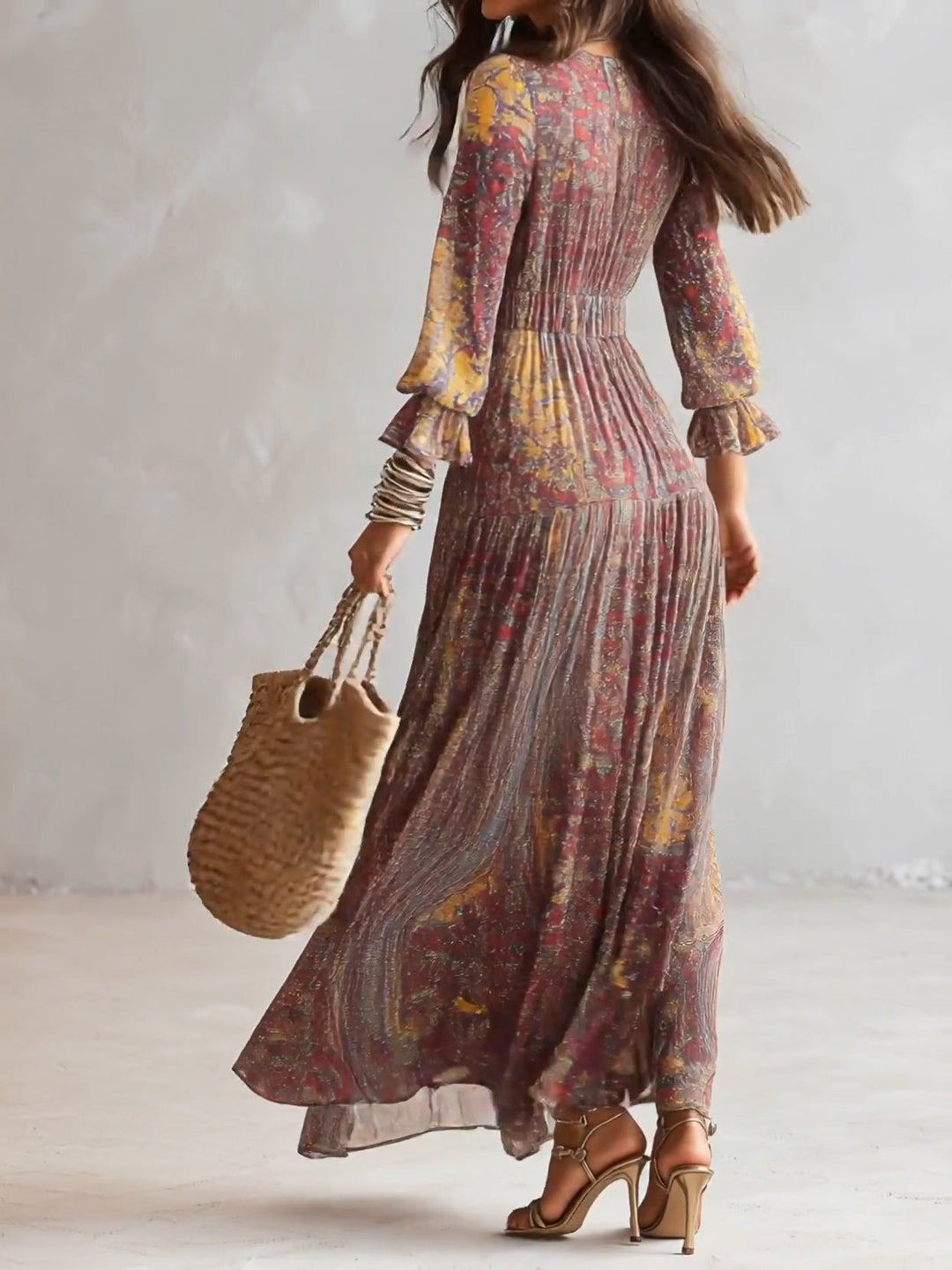 Giulia | Flowing Bohemian Maxi Dress