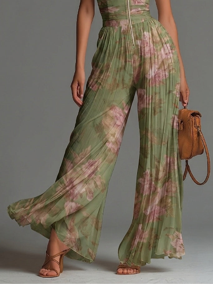 Verona | Floral Wide-Leg Jumpsuit