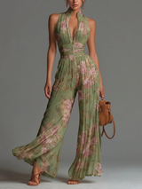 Verona | Floral Wide-Leg Jumpsuit