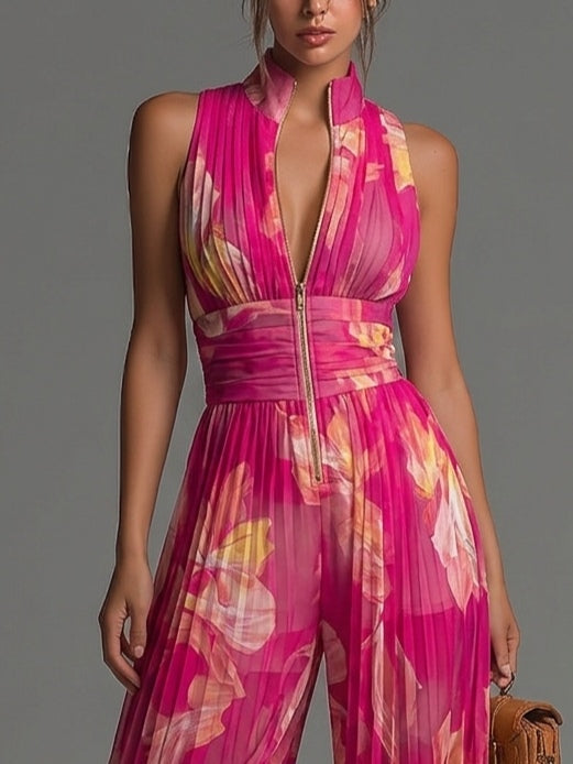 Anthea | Pleated Wide-Leg Jumpsuit