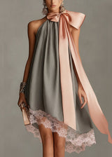 Felicity | Elegant Bow-Detail Mini Dress