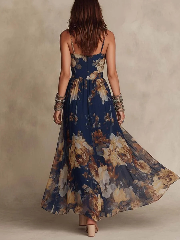 Rosemary | Flowing Floral Maxi Dress
