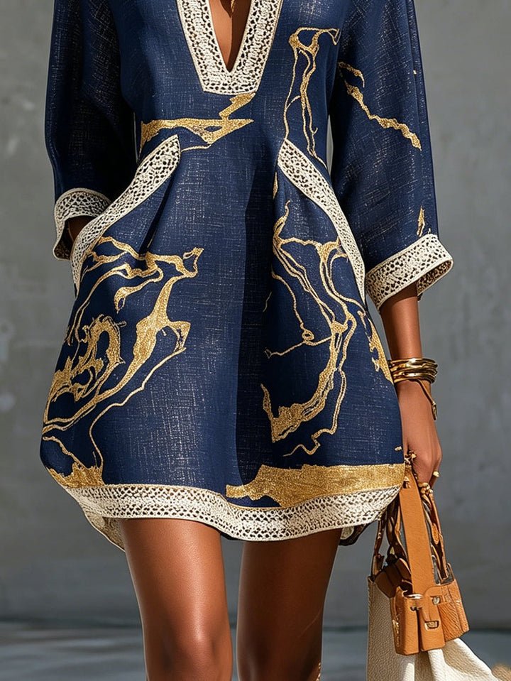 Odalys | V-Neck Tunic Dress