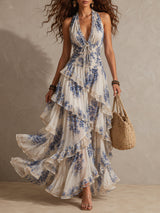 Jacqueline | Romantic Ruffled Maxi Dress