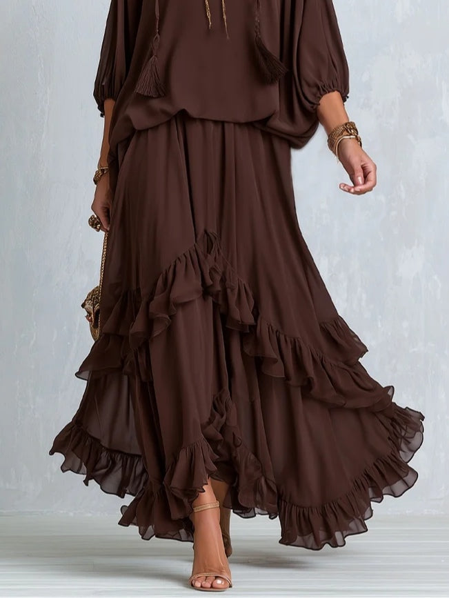 Noemie | Flowing Bohemian Two-Piece Set