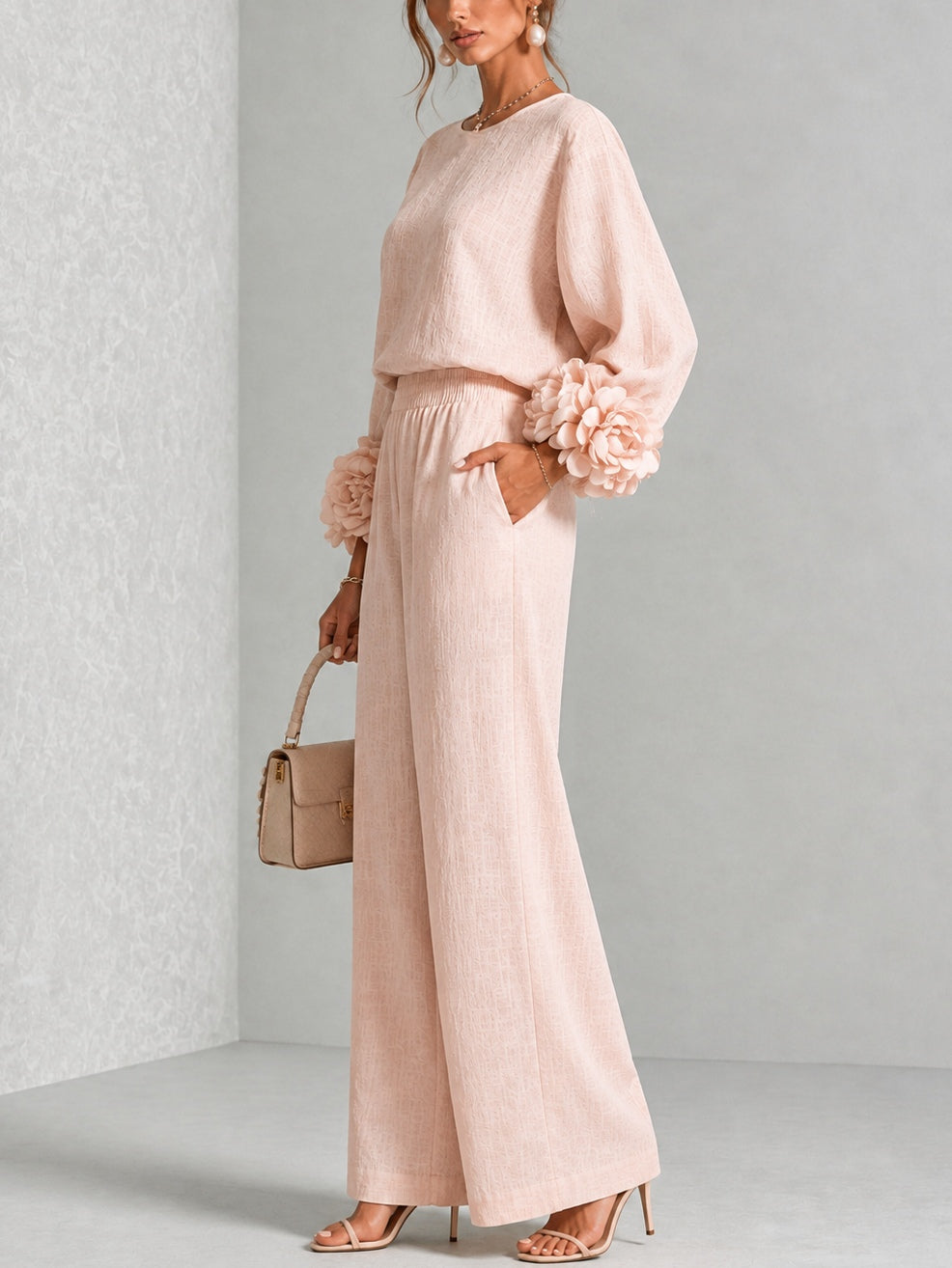 Emilia | Floral Cuff Two-Piece Set