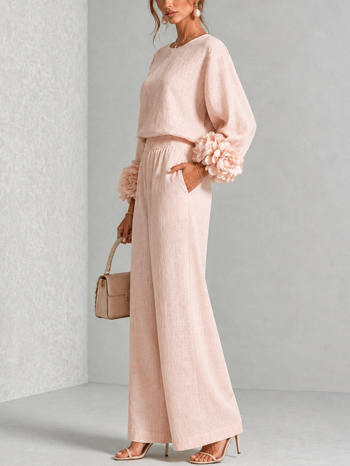 Emilia | Floral Cuff Two-Piece Set