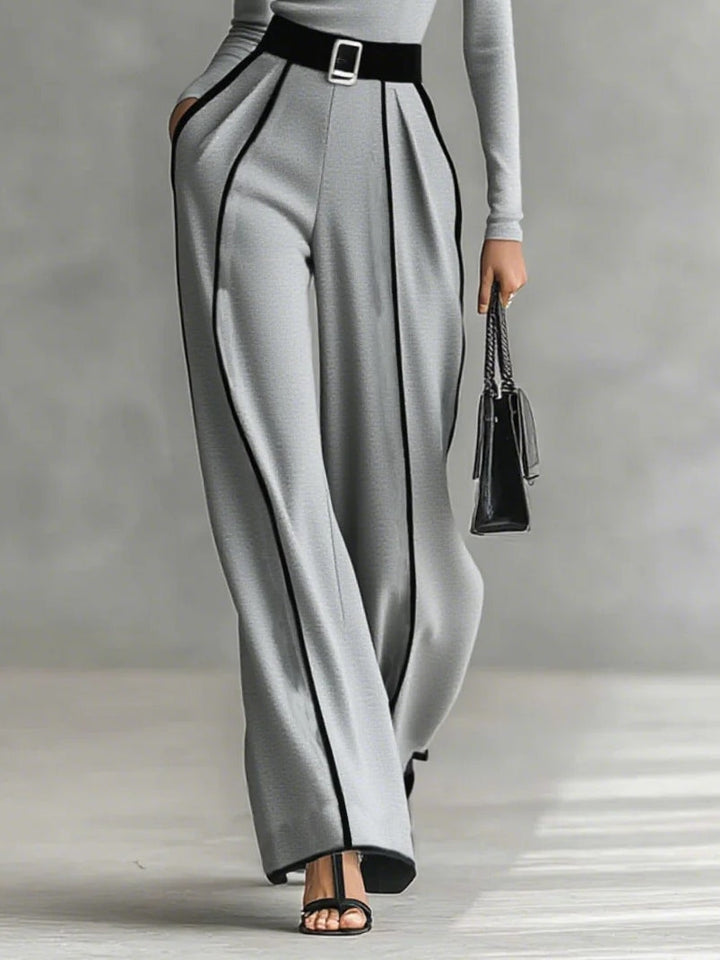 Romilly | High-Neck Wide-Leg Two-Piece Set