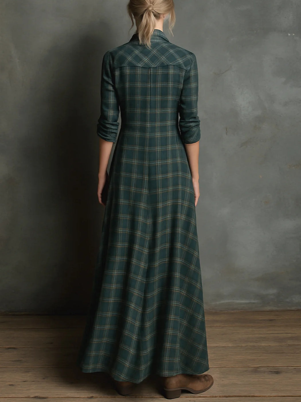Philippa | Long Buttoned Shirt Dress
