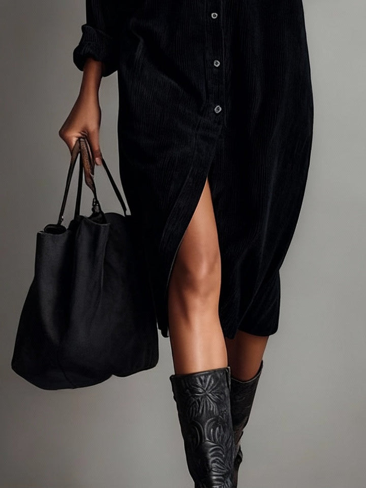 Anouk | Button-Front Midi Dress