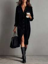 Anouk | Button-Front Midi Dress