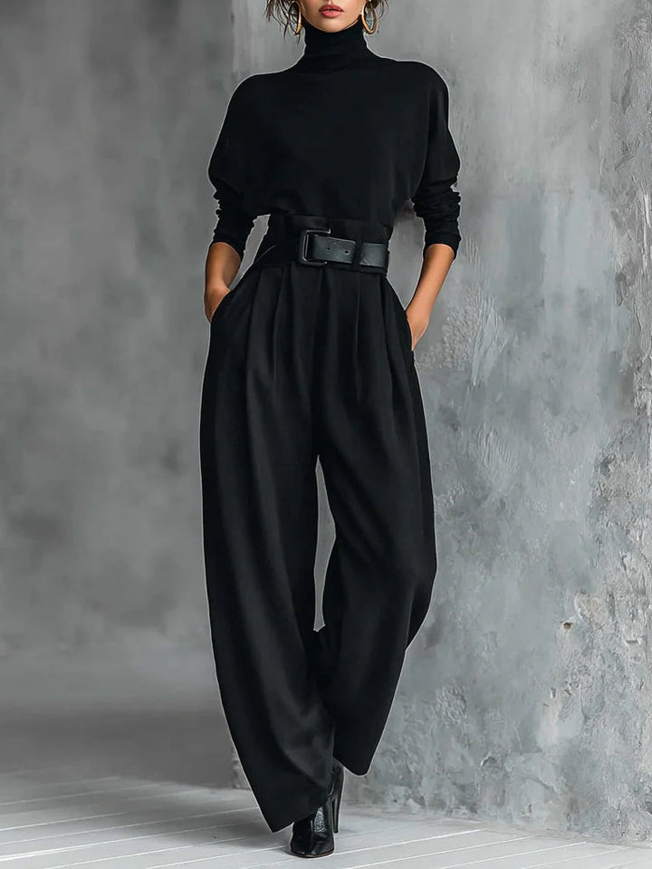 Adrienne | Refined Turtleneck Two-Piece Set