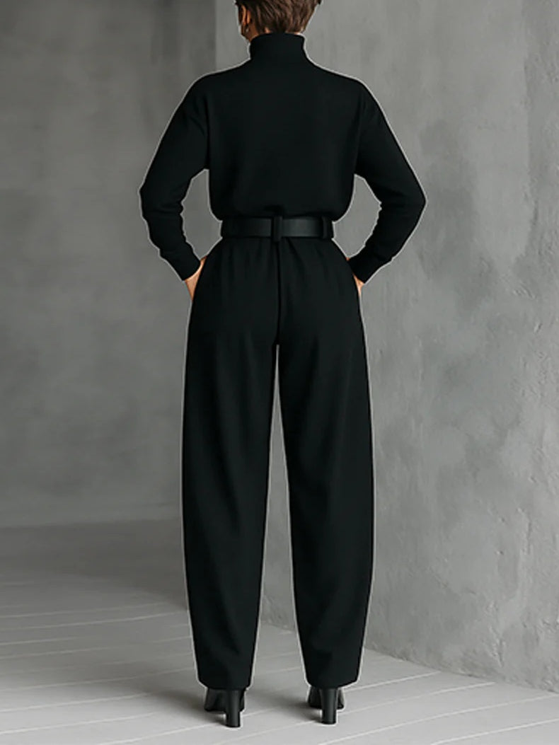 Adrienne | Refined Turtleneck Two-Piece Set