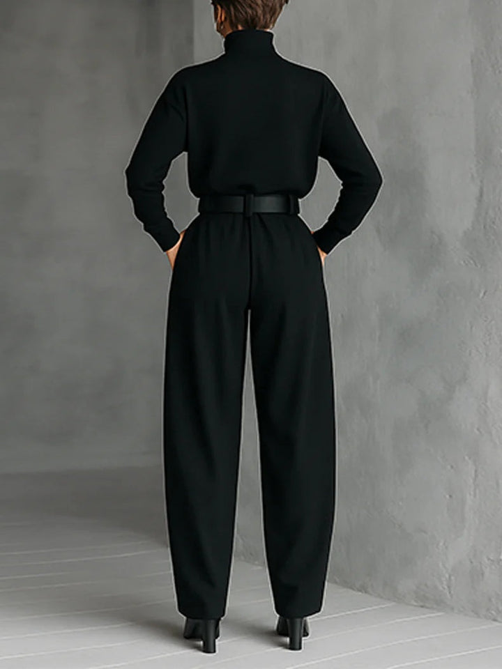 Adrienne | Refined Turtleneck Two-Piece Set