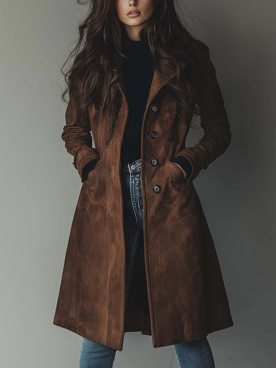 Marta | Timeless Longline Trench Coat