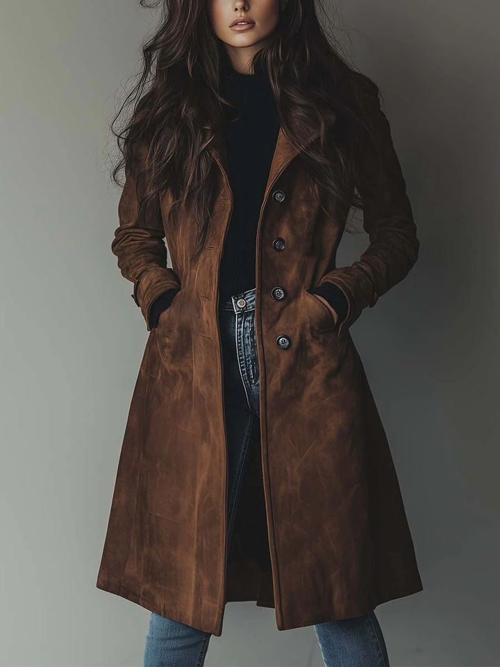 Marta | Timeless Longline Trench Coat