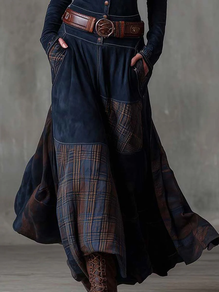 Ingrid | Belted Buttoned Maxi Dress