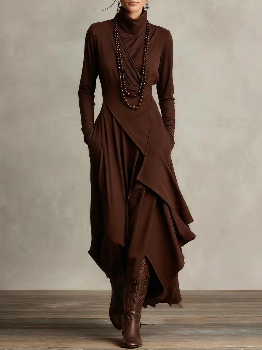 Isadora | Draped Maxi Dress