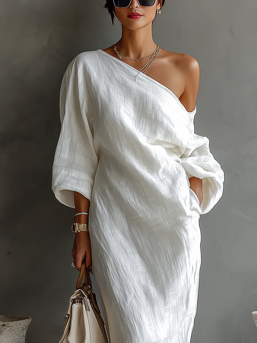 Cosima | Elegant Asymmetrical Maxi Dress