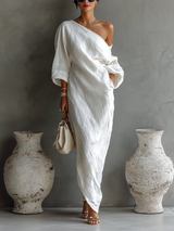Cosima | Elegant Asymmetrical Maxi Dress