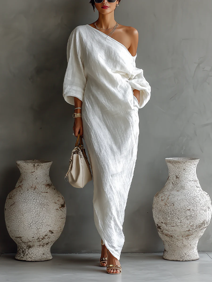 Cosima | Elegant Asymmetrical Maxi Dress