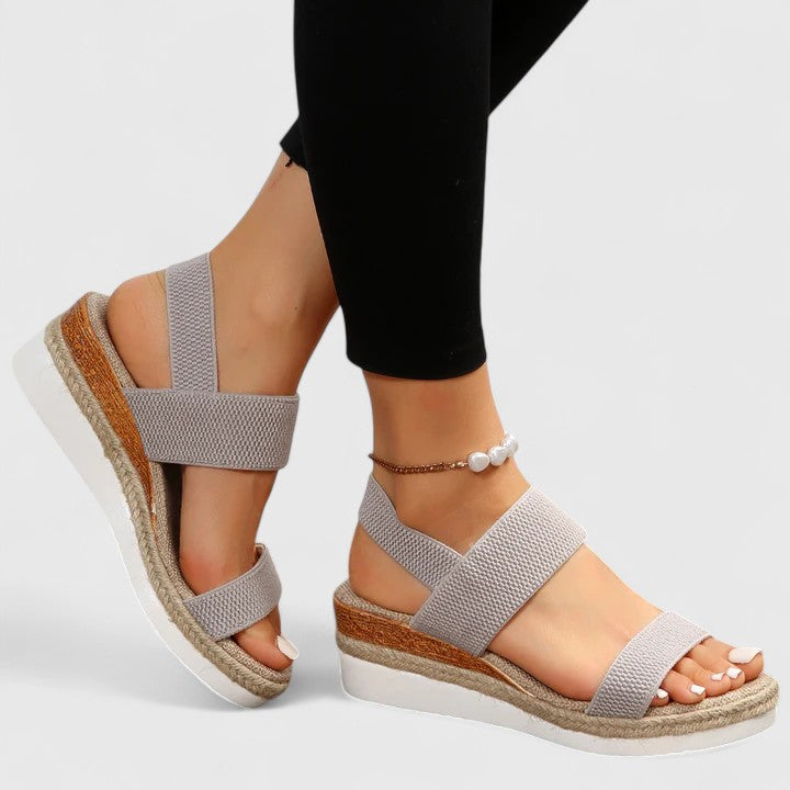 Leona | Cushioned Wedge Sandals