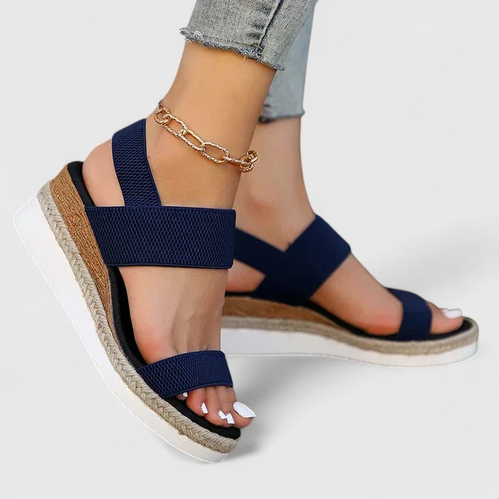 Leona | Cushioned Wedge Sandals