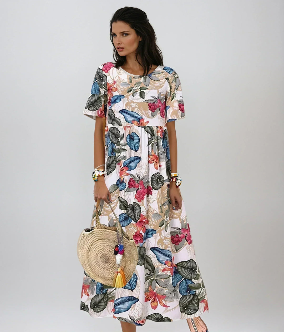 Marisol | Relaxed Floral Maxi Dress