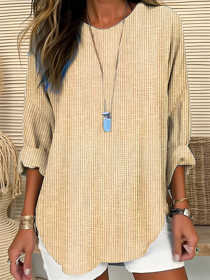 Tabitha | Softly Striped Blouse