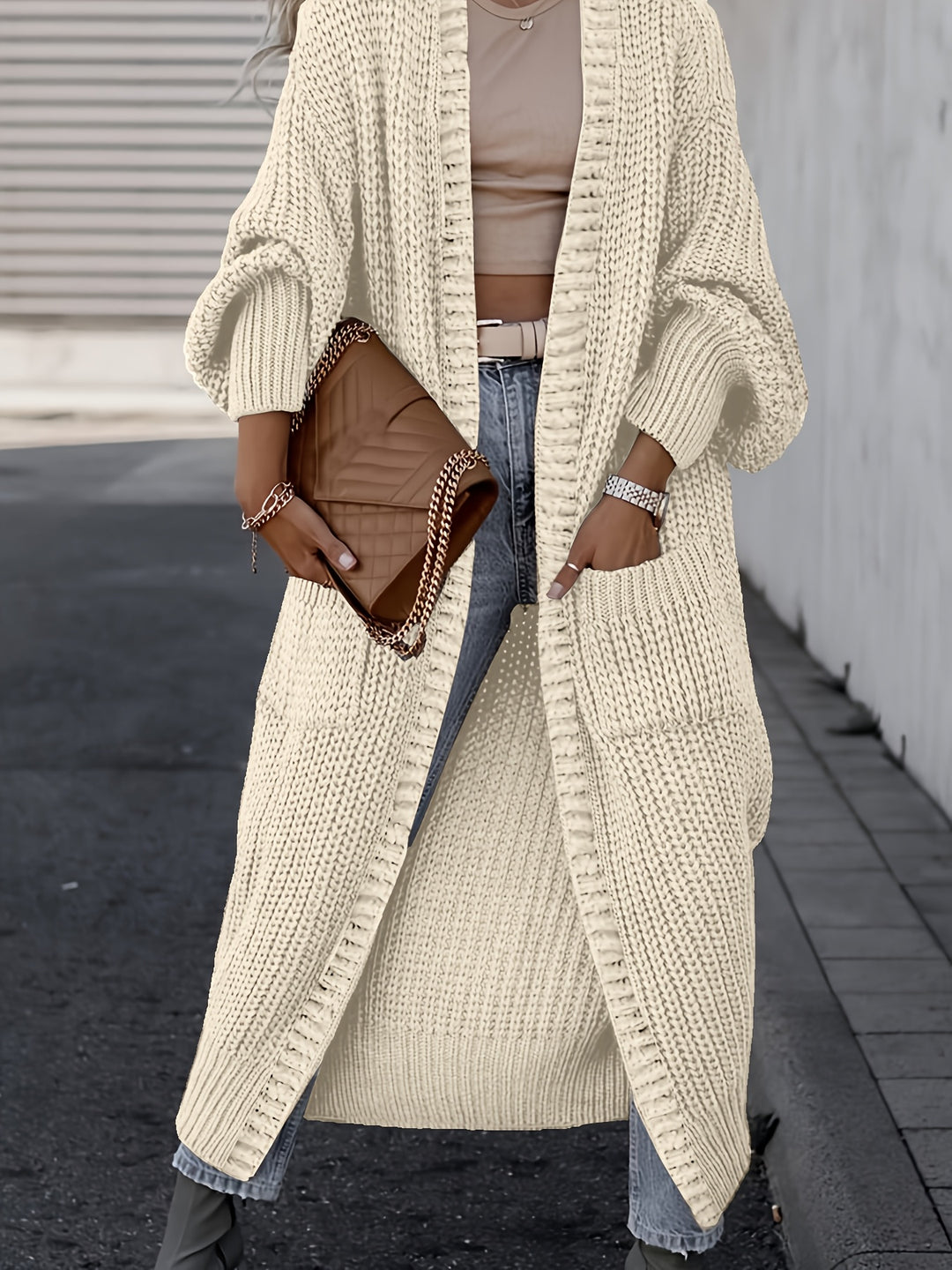 Charmaine | Longline Open-Front Cardigan