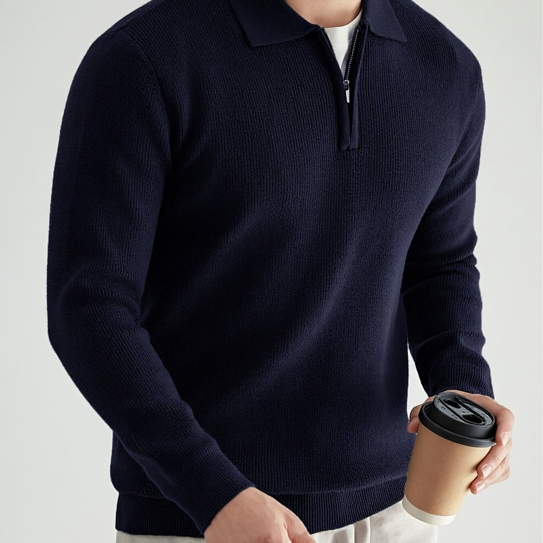 Rhys | Refined Half-Zip Sweater