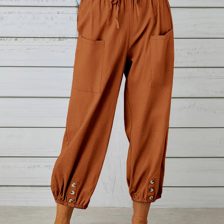 Lorraine | Relaxed Cropped Wide-Leg Pants
