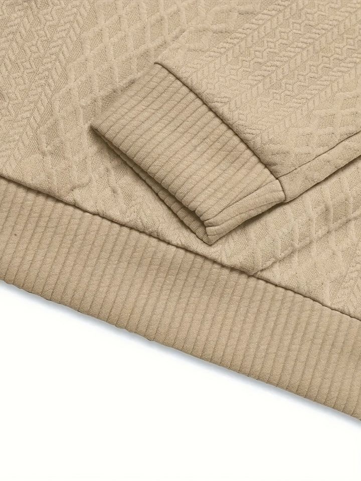 Barnaby | Textured Stand-Collar Sweater