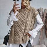 Greer | Cable-Knit Sweater Vest