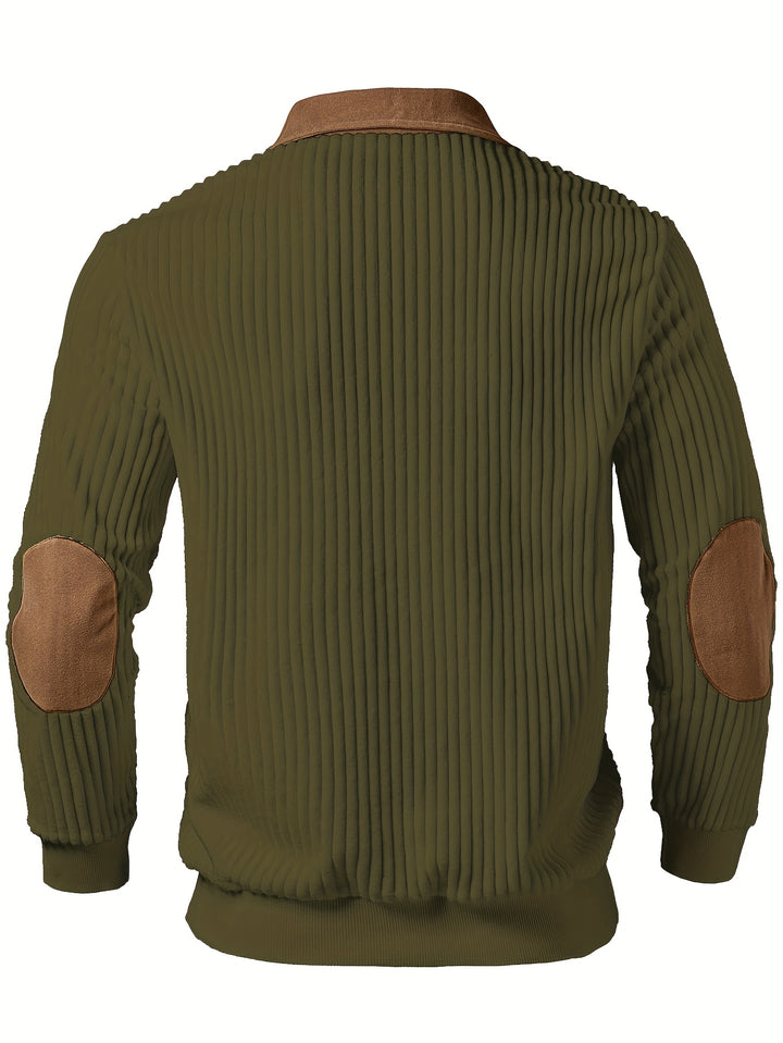 Harrison | Color-Block Quarter-Zip Pullover