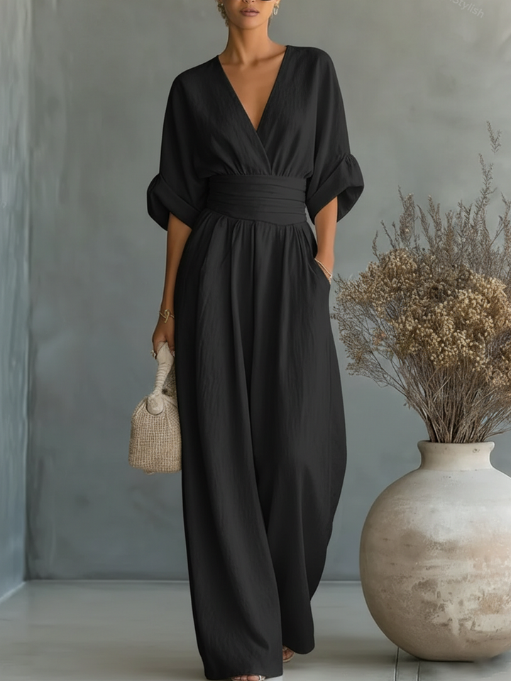 Priscilla | Elegant Wide-Leg Jumpsuit