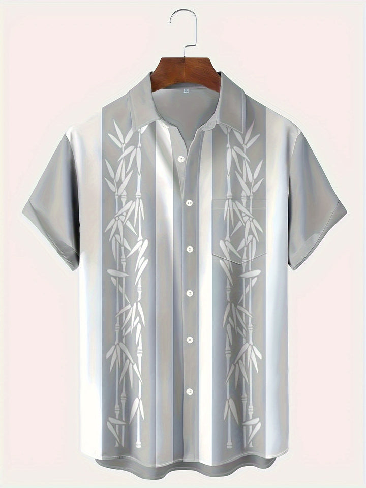 Kellan | Men's Hawaiian Color-Block Short Sleeve Shirt