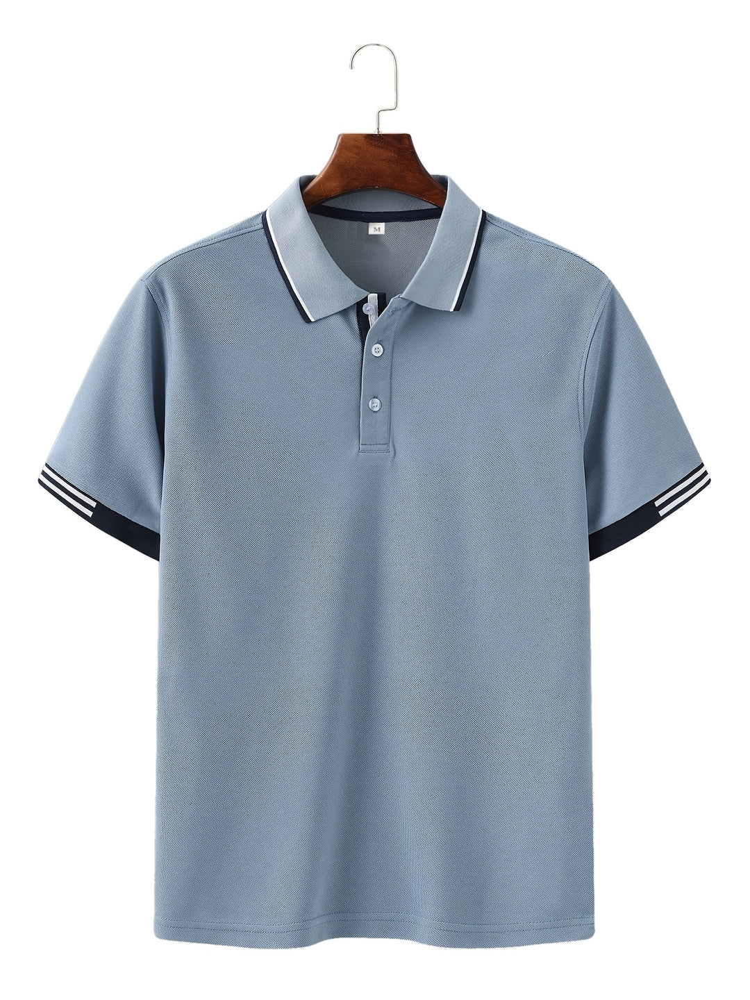 Shane | Men's Contrast Tipped Pique Polo Shirt