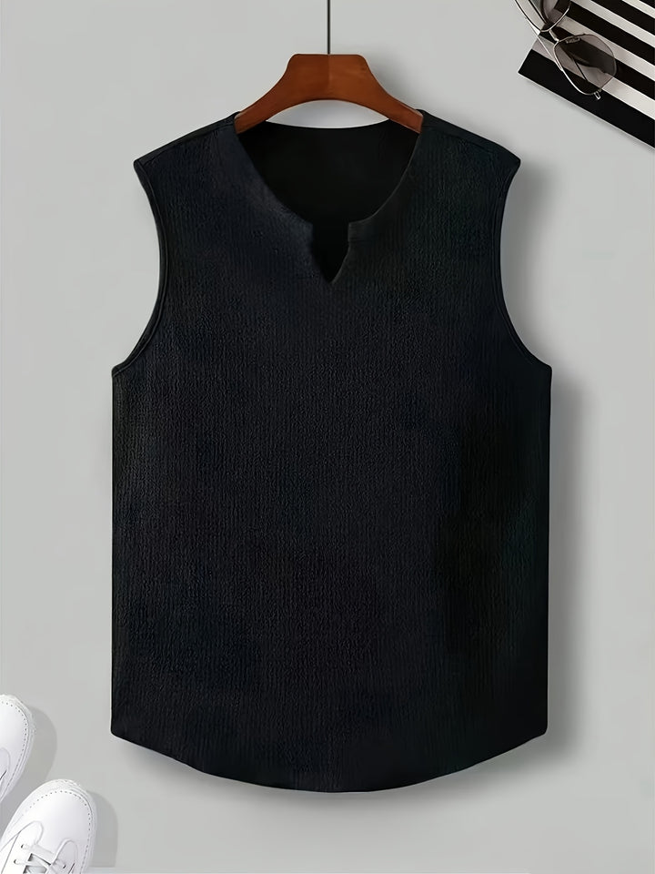 Quinn | Men's V-Neck Sleeveless Tank Top